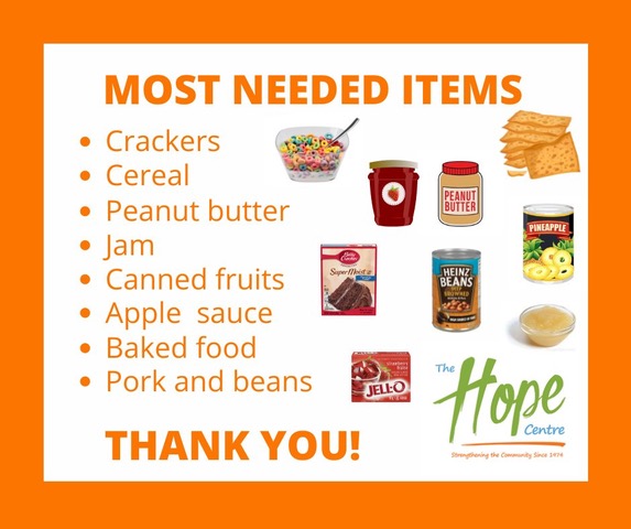 Request for Food Donations