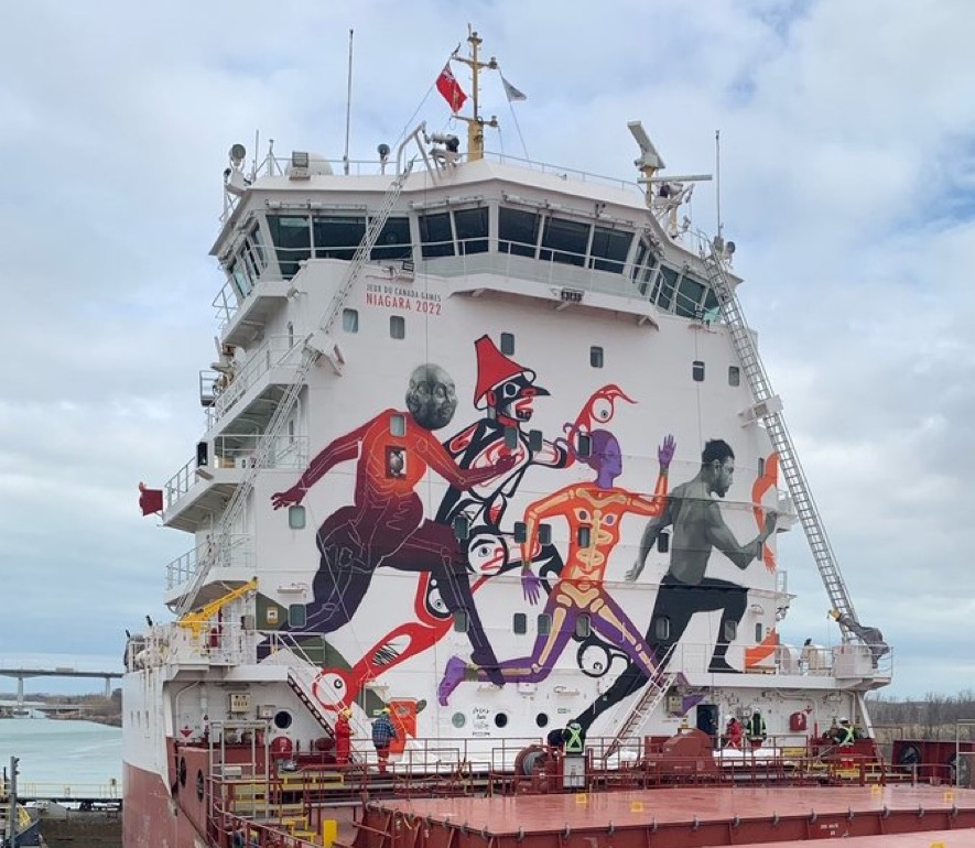 Majestic Mural Unveiled on CSL Welland