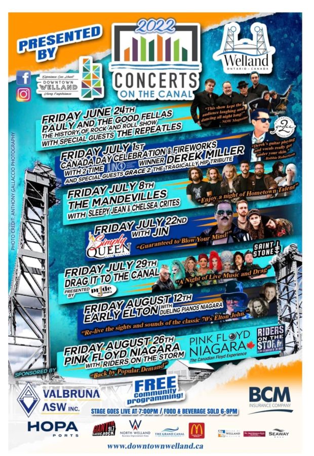 Concerts on the Canal is Back! myWelland