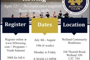 Summer Youth Rowing Program