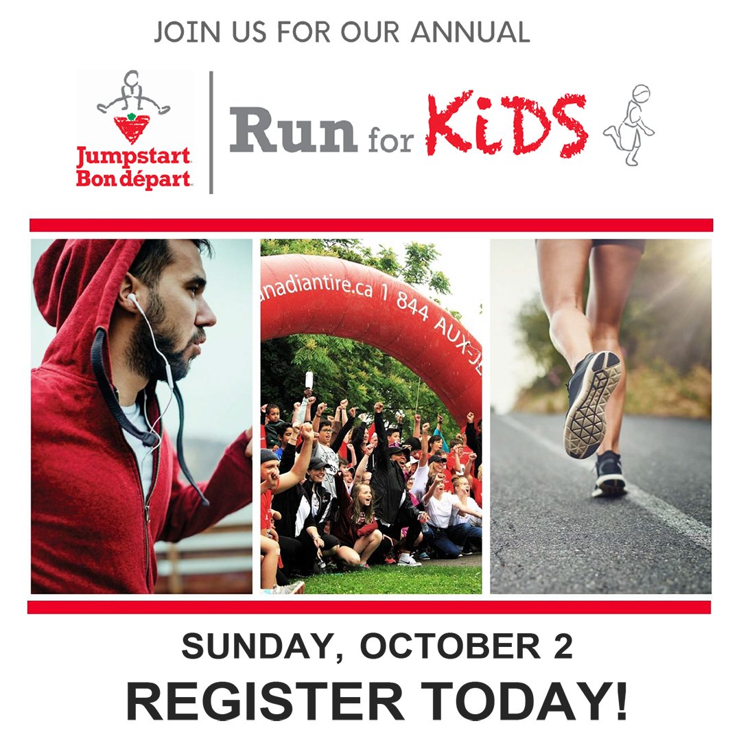 Register now for the Jumpstart Run for Kids on Oct. 2!