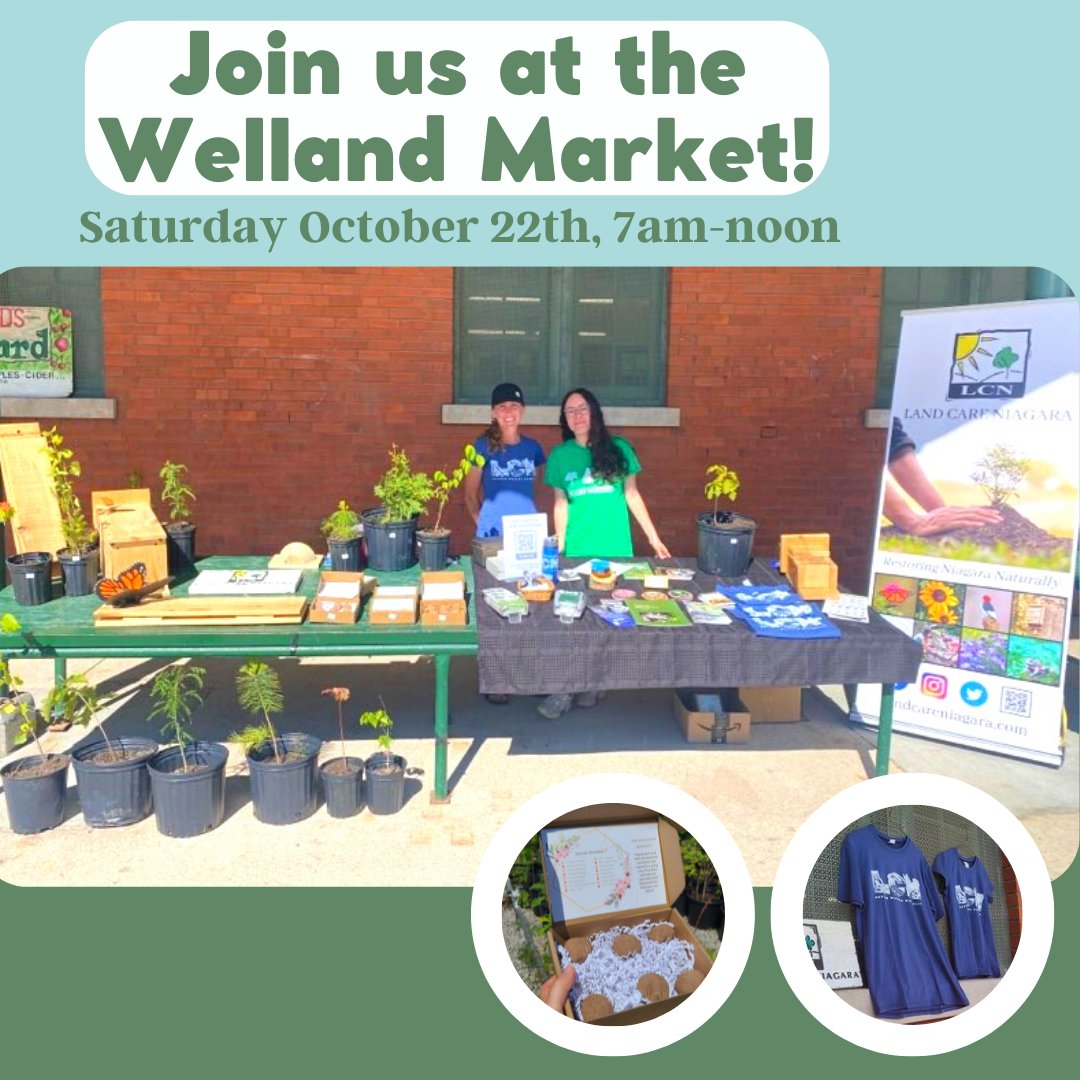 Land Care Niagara at Welland Farmers’ Market This Weekend
