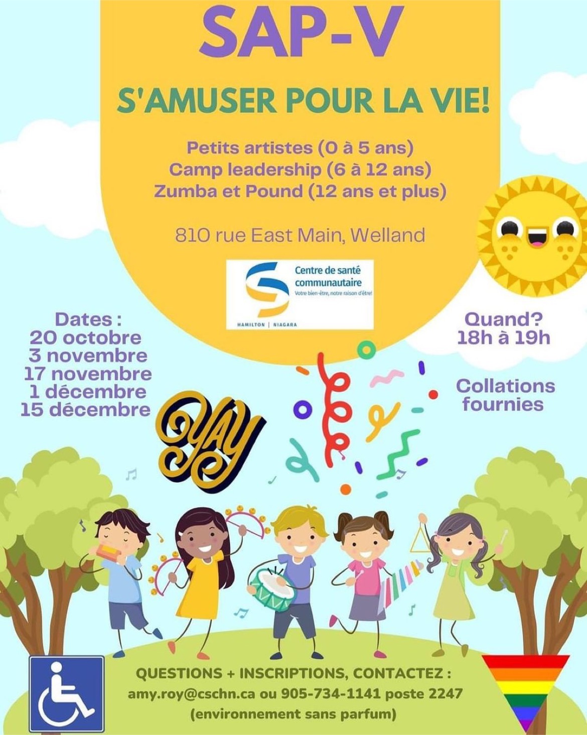 SAP-V is Back! Fun Activities in French for the Whole Family