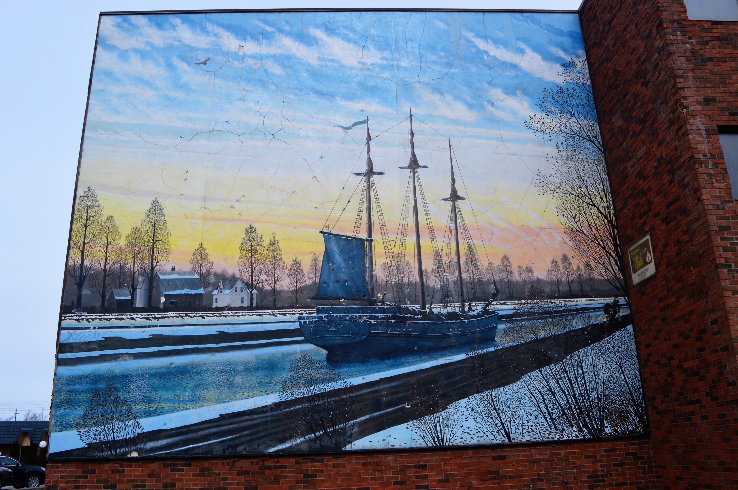 After consultation with art conservator, Towpath mural is best preserved through digital conservation