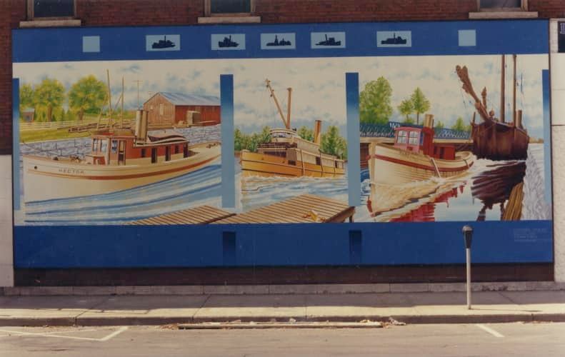 Welland Creatives Network Mural Series: Tugboats – Stefan Bell