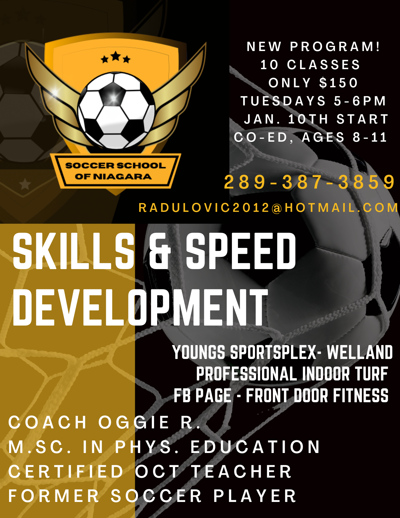 Sign Up Now: Soccer Skills & Speed Development