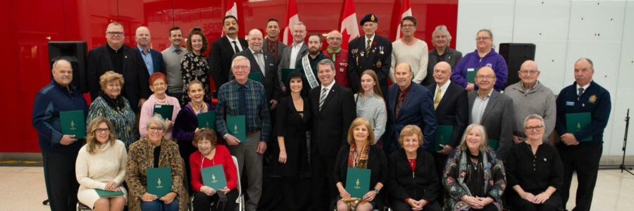 Congratulations to South Niagara Queen’s Platinum Jubilee Community Service Award Winners