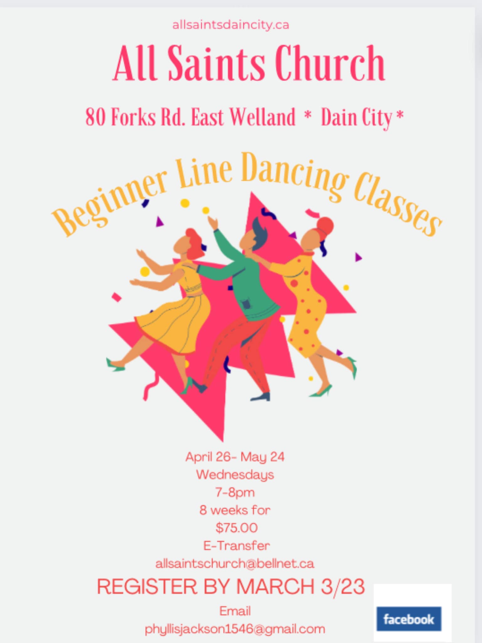 Register Now! Beginner Line Dancing Classes 