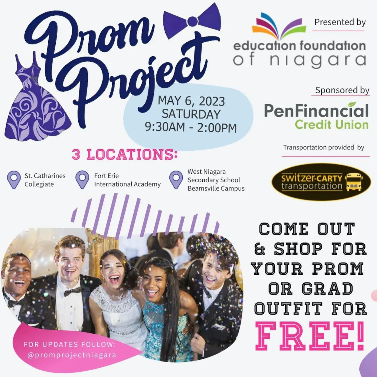 Prom Project Niagara is Back!
