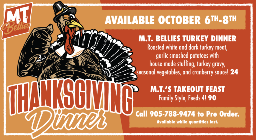 M. T. Bellies Thanksgiving Dinner