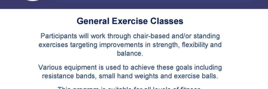 Free Class Alert – Seniors Wellness Exercise Program