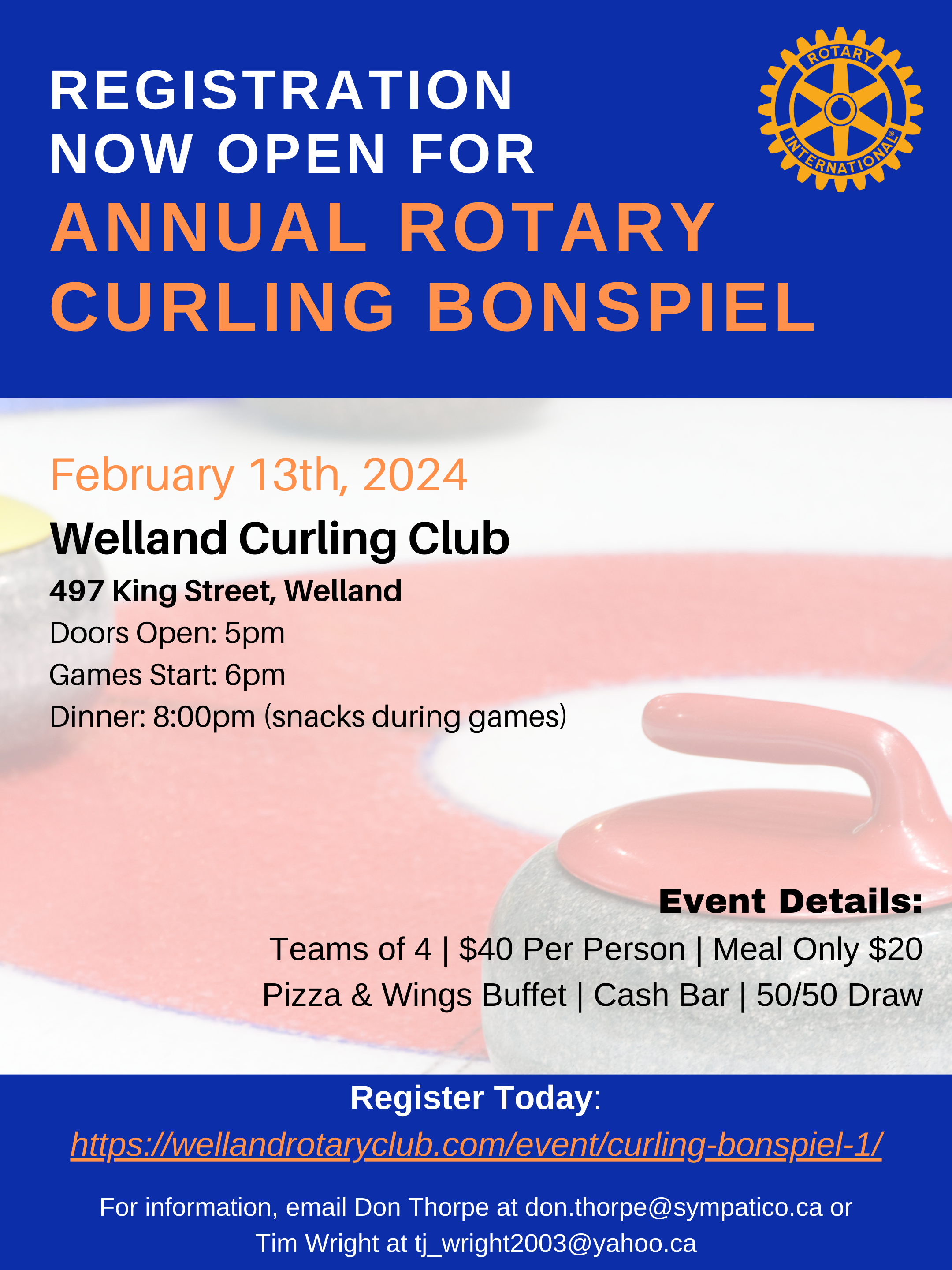 Register Now: Rotary Curling Social