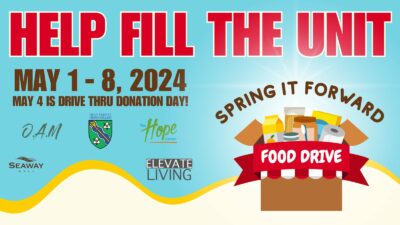 The Spring It Forward Food Drive is coming back!