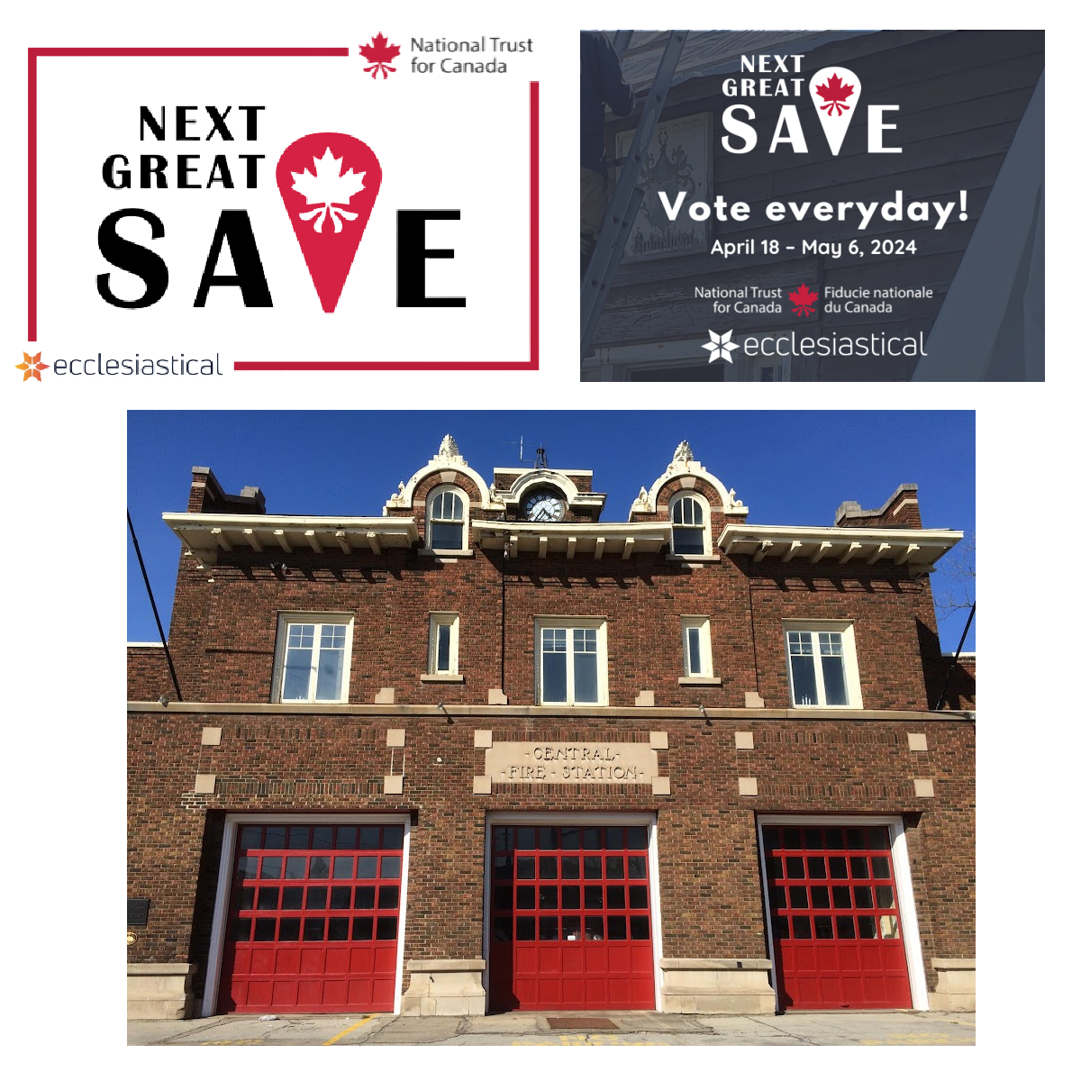 Vote for the Welland Central Fire Hall in the The Next Great Save Competition!