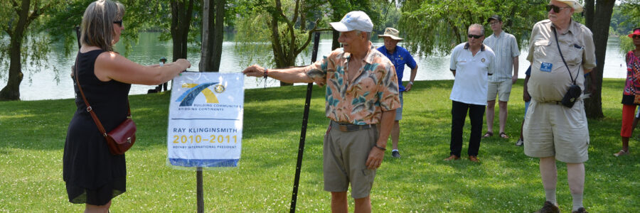 Dedication of Red Oak Tree in Memory of Karen Oakes