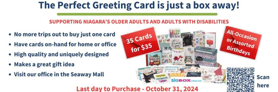 Support Community Support Services of Niagara’s Big Box of Cards Fundraiser