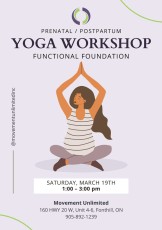 (Flyer) Pelvic Floor Yoga Workshop