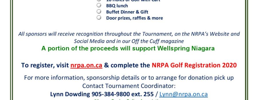 Attention Golfers – Chip It For Wellspring Niagara!