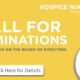 Call for Nominations – Hospice Niagara Board of Directors