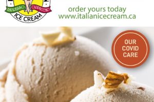 Local Business ‘Italian Ice Cream’  Launches new #MadeInNiagara Online Ordering System for Takeout Menu