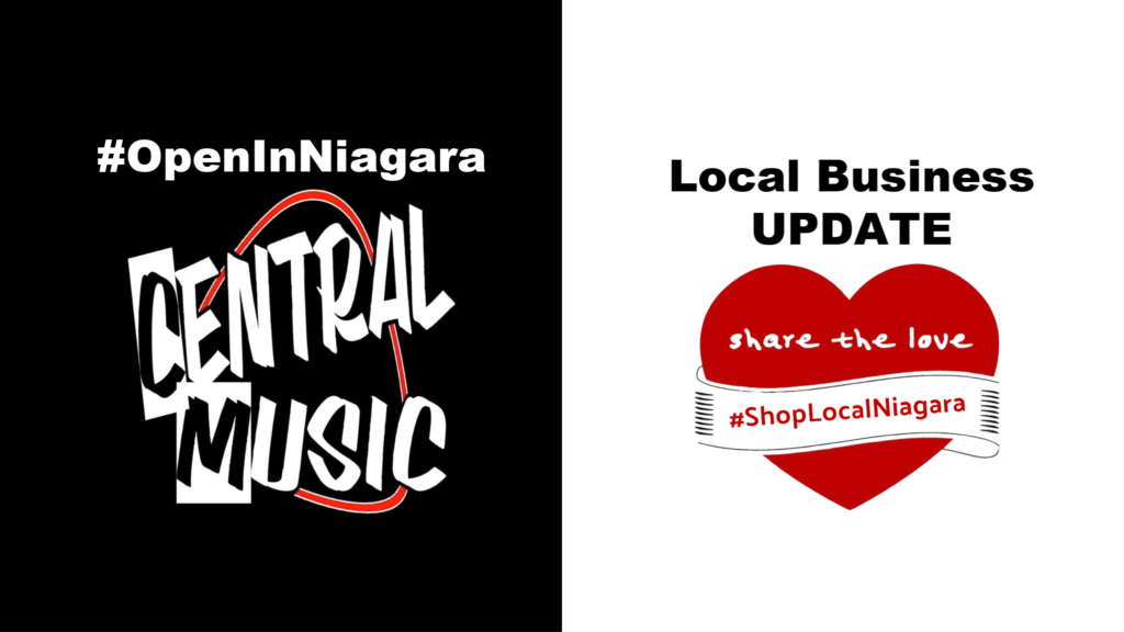 Central Music in Downtown Welland Open for Online Sales