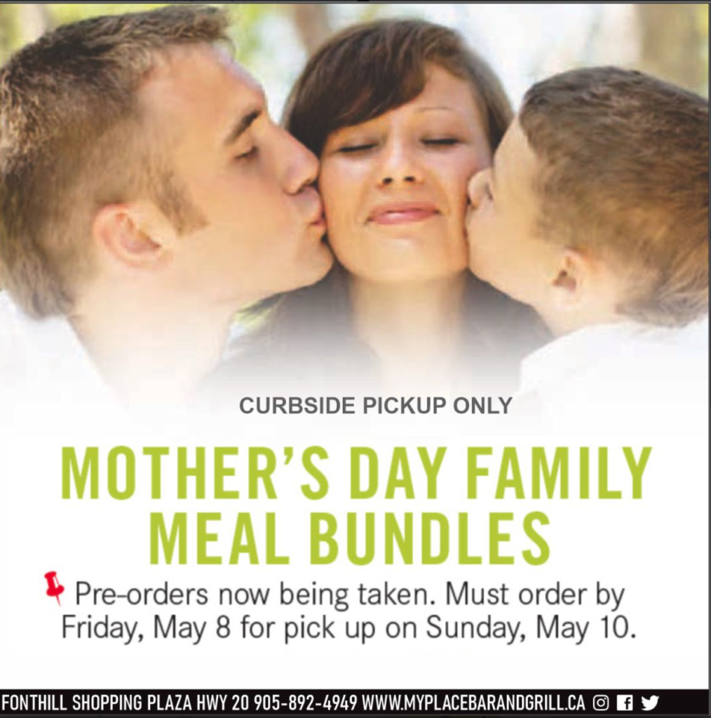 Order your Mother’s Day ‘Family Meal Bundle’ at My Place