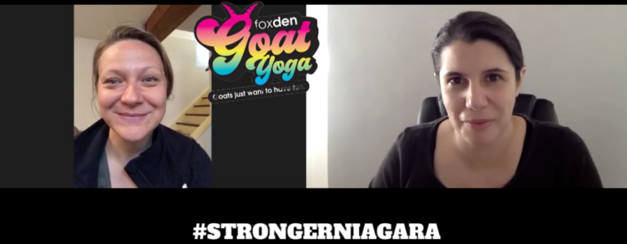 #STRONGERNIAGARA Episode 9: Meet Melina Morsch, owner of Fox Den Goat Yoga