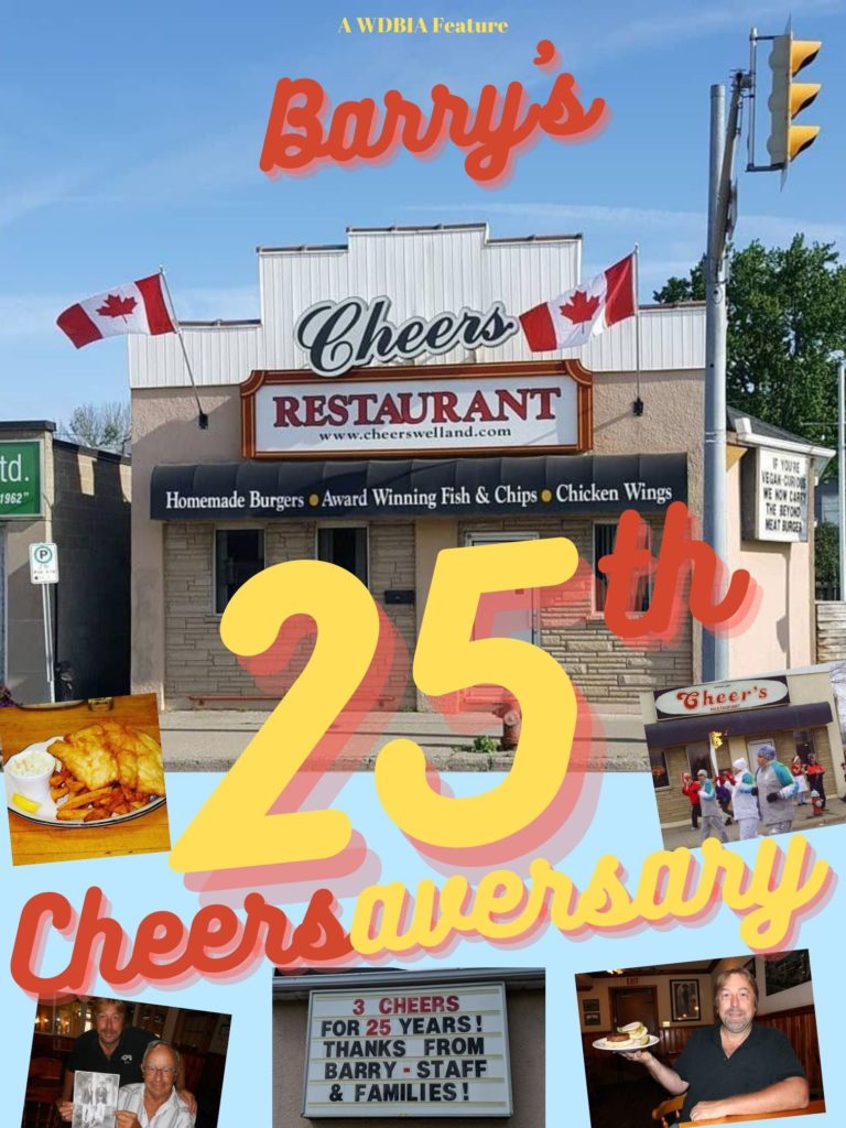 Happy 25th Anniversary to Cheers Restaurant!