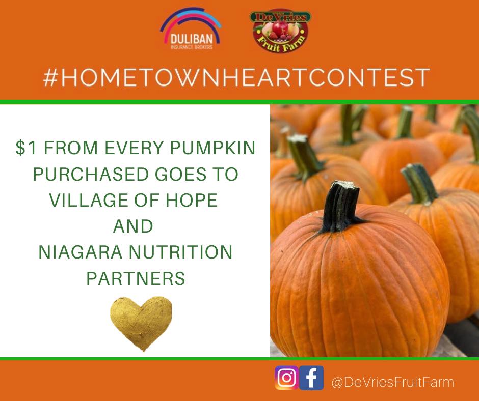 Hometown Heart Fundraiser and Decorating Contest in Support of Village of Hope and Niagara Nutrition Partners