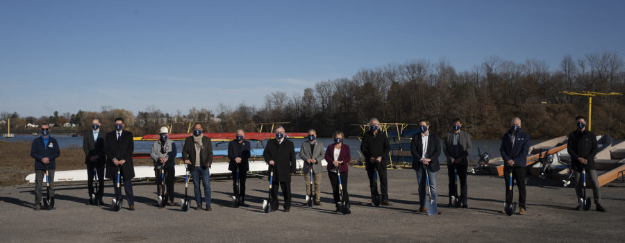 Niagara Host Society Holds Groundbreaking Ceremony For New Henley Rowing Centre In St. Catharines