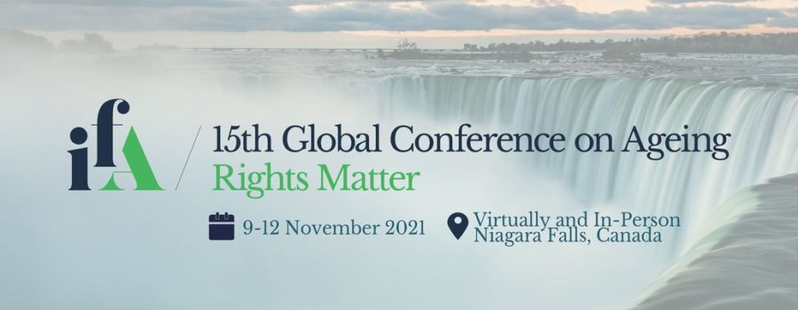 15th Global Conference on Ageing to be held in Niagara Falls this November