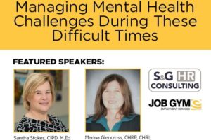 SAVE THE DATE! Employer Learning and Resource FREE Webinar on Managing Mental Health