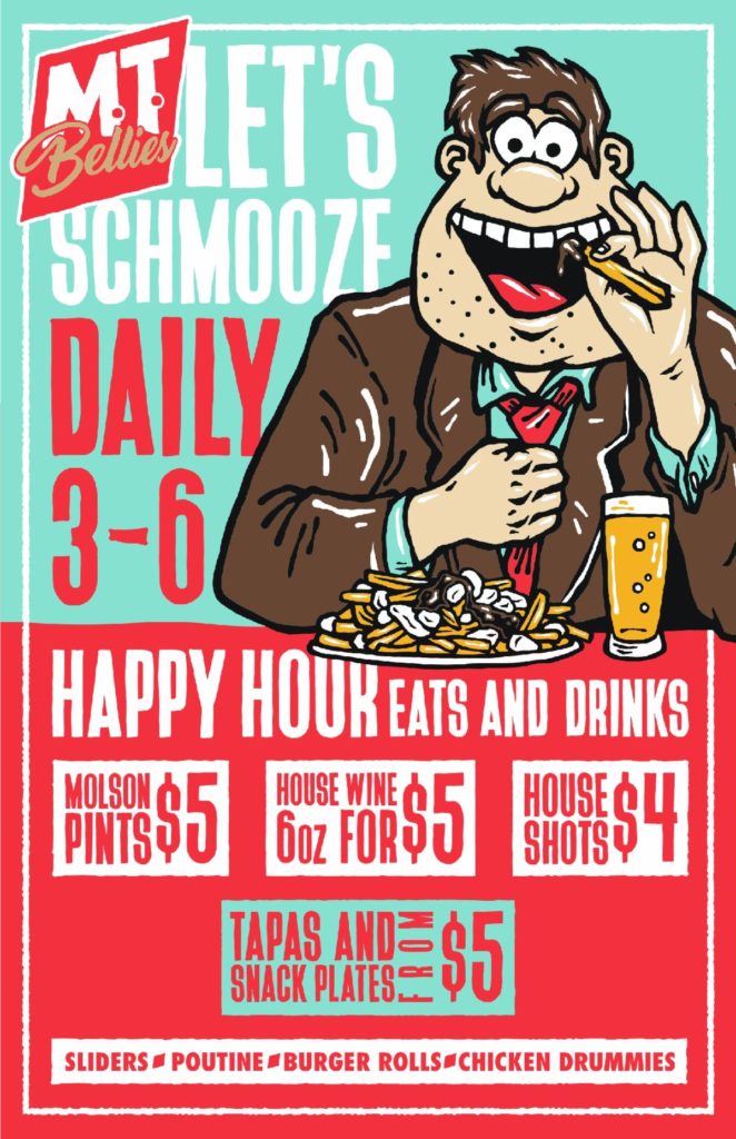 Let’s Schmooze Daily Specials – Happy Hour #NiagaraMyWay