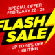 FLASH SALE! Up to 50% OFF Lighting