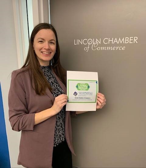 Lincoln Chamber of Commerce is Niagara’s Latest Certified Living Wage Employer