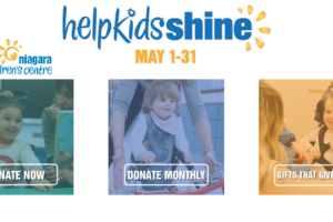 Niagara Children’s Centre to launch annual Help Kids Shine fundraising campaign