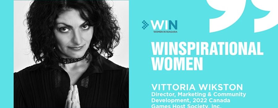 Book Your Tickets! WINspirational Women: Vittoria Wikston