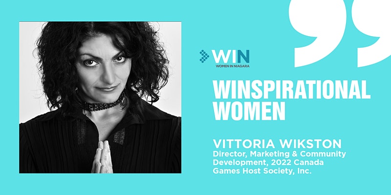 Book Your Tickets! WINspirational Women: Vittoria Wikston