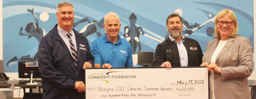 SPORT PERFORMANCE CENTRE AT CANADA GAMES PARK NAMED IN HONOUR OF DAVID S. HOWES FOLLOWING LARGEST GRANT IN NIAGARA COMMUNITY FOUNDATION HISTORY
