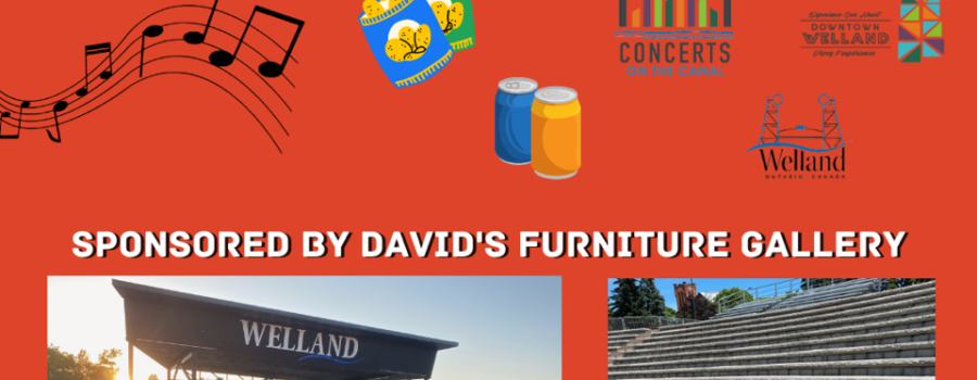 WIN! Best Seats in the House at Concerts on the Canal compliments of David’s Furniture Gallery