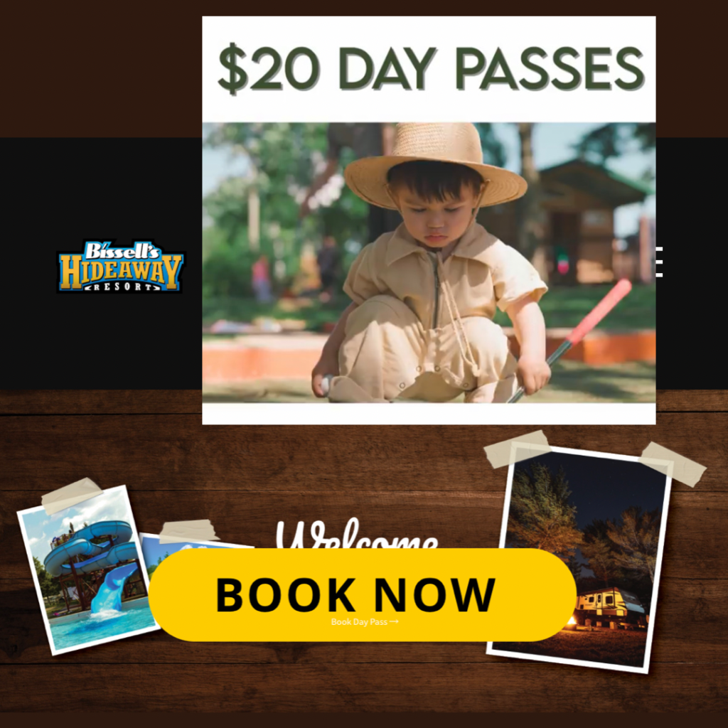 Bissell’s Hideaway Resort – A Day Pass for the Whole Family!