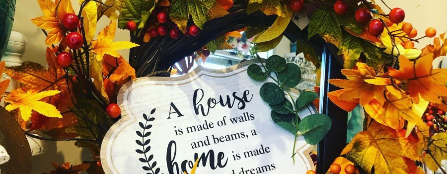 Fall Decorating Ideas from Creations by V