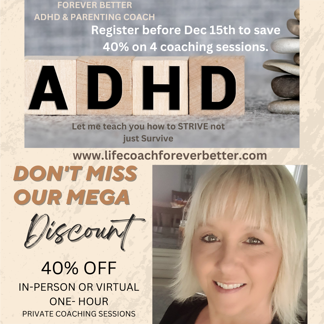 Save 40% on ADHD Coaching