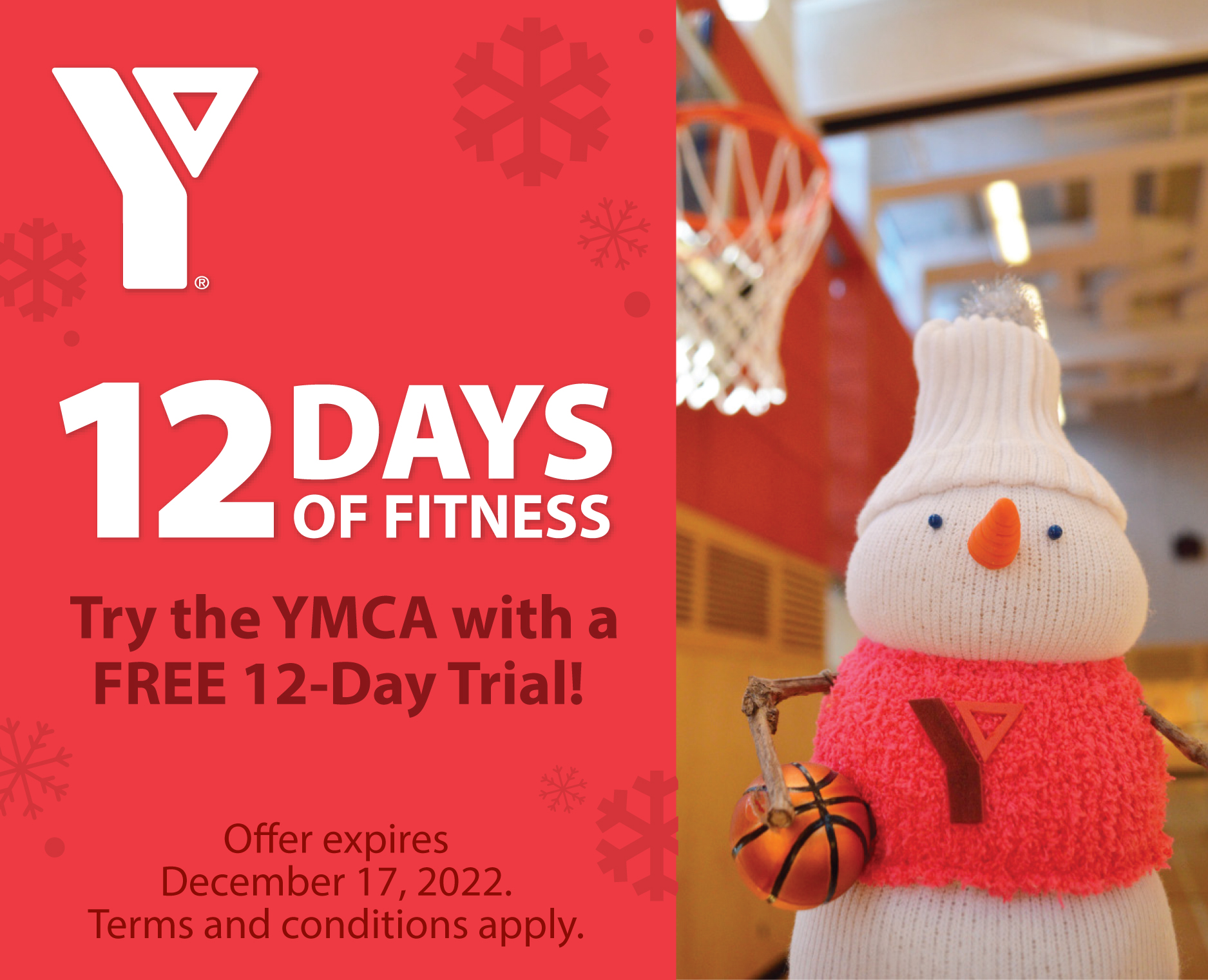 Try the YMCA with 12 Days of Fitness 