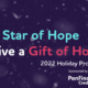 Be a star of hope, give a gift of hope – 2022 Holiday Program