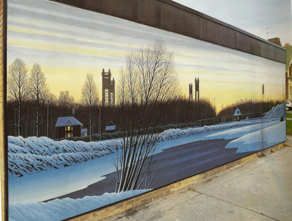 Welland Creatives Network Mural Series: ROSS BEARD | THE POND – NEW YEAR’S DAY, 1988