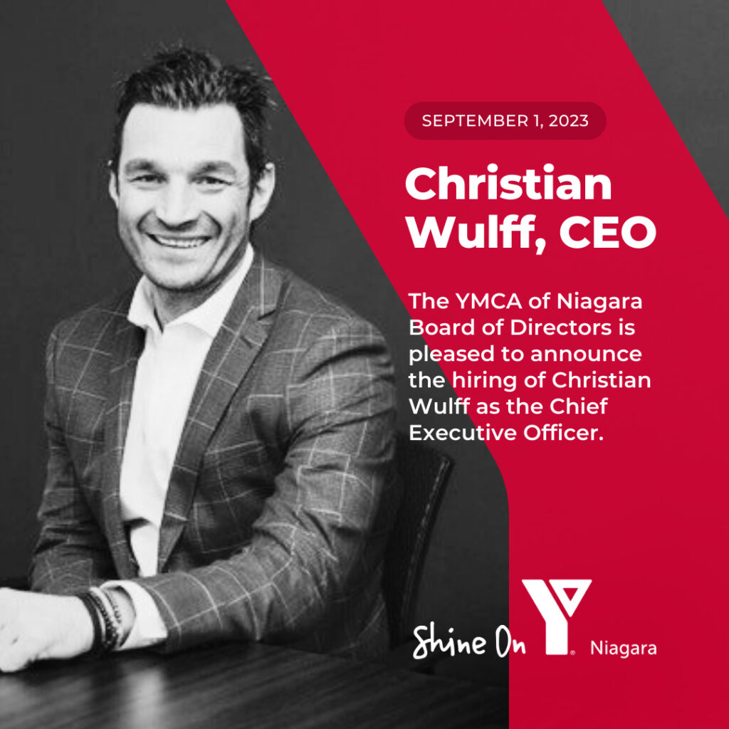 YMCA of Niagara Appoints Christian Wulff as CEO