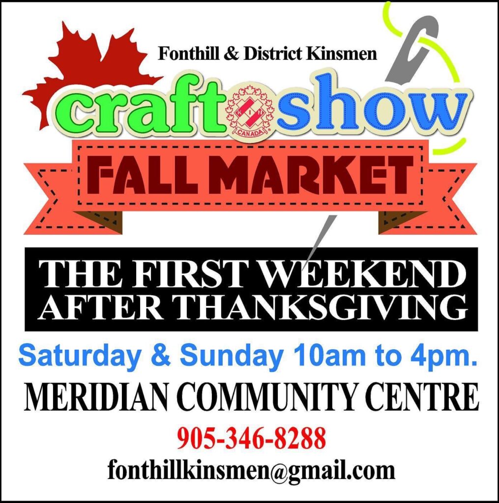 Kinsmen Club of Fonthill and District Craft Show