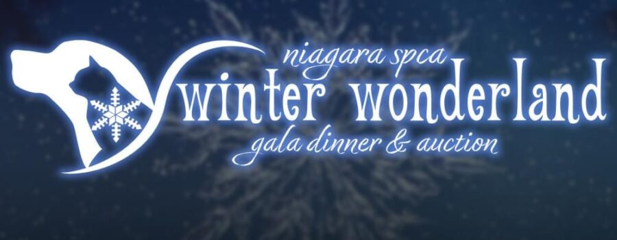 Tickets Available Now! Niagara SPCA gala Dinner & Auction Sat. Dec. 2nd