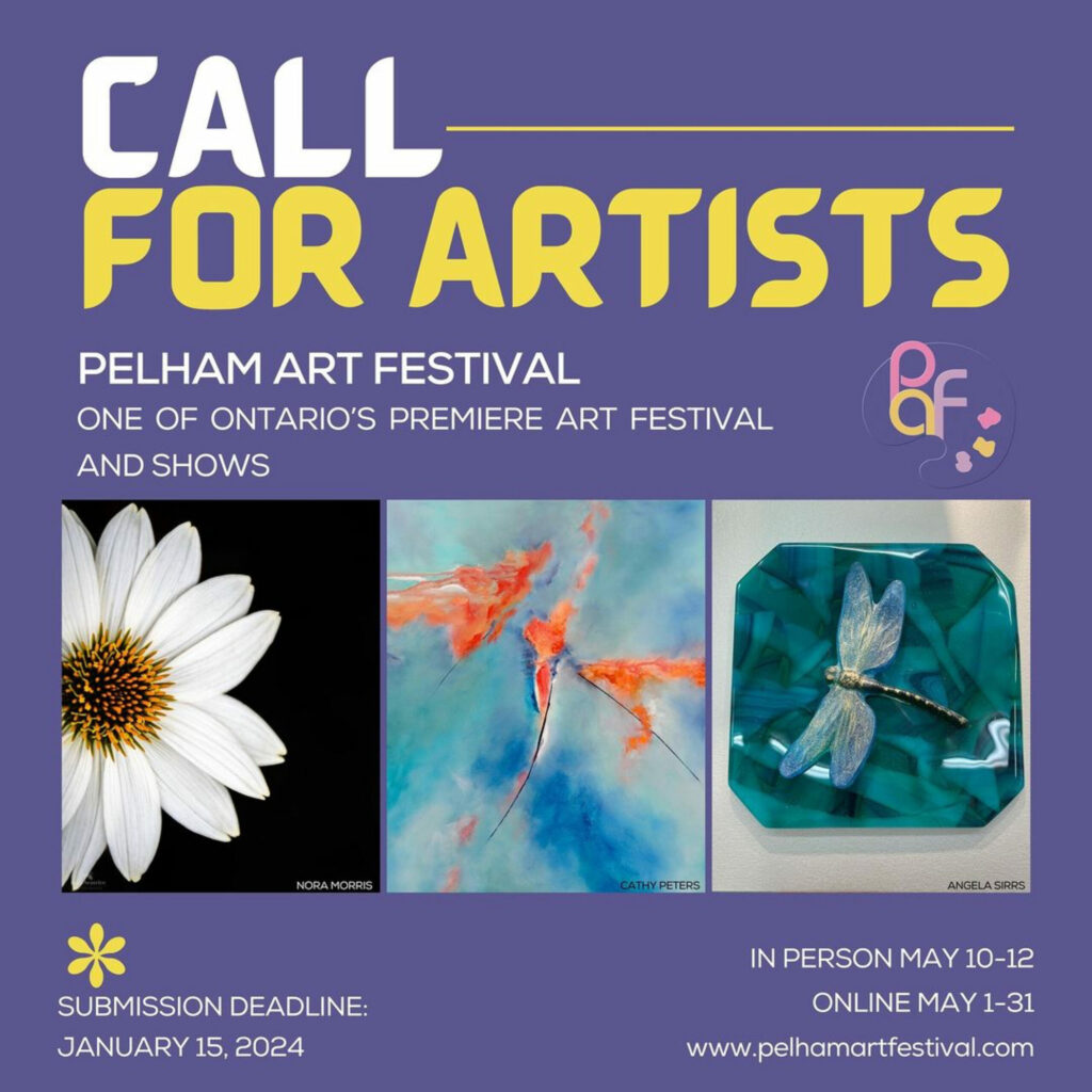 Call For Artists! Pelham Art Festival 2024